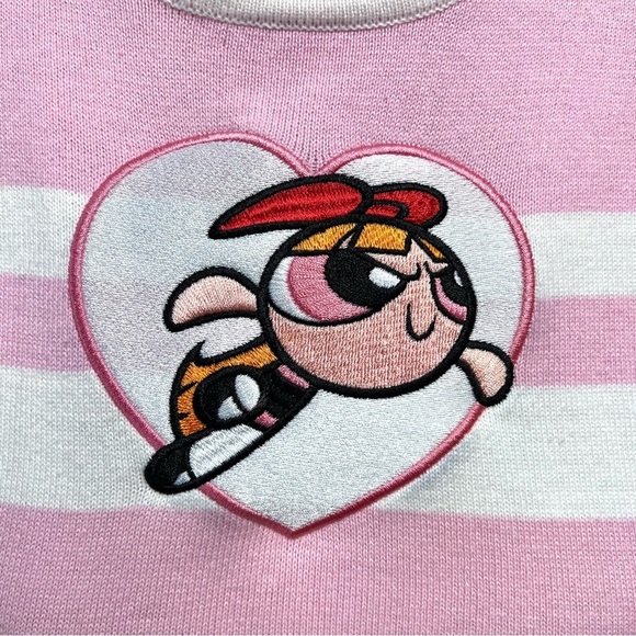 Rare Dolls Kill x The Powerpuff Girls For The Win Mini Knit Dress Y2K - Picture 4 of 10